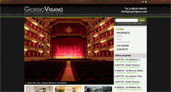 Desktop Screenshot of giorgiovigano.com